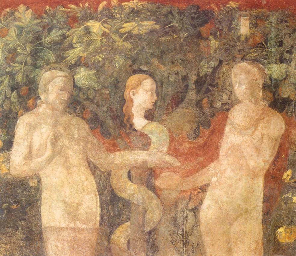 Creazione di Eva - Santa Maria Novella, Firenze, dettaglio